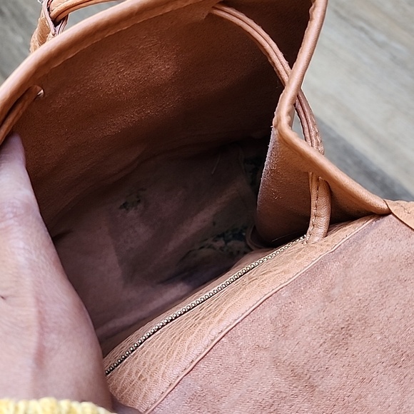 FREE PEOPLE Brown Leather Backpack - Picture 12 of 16